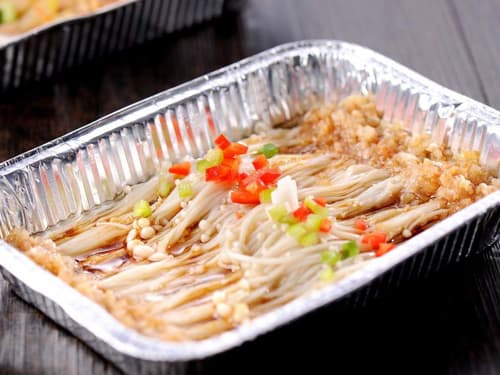 永顺锡纸烤金针菇